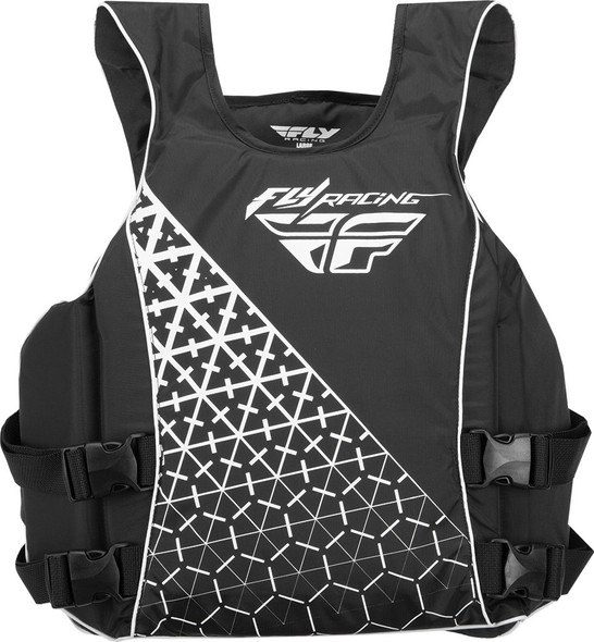 Fly Racing Pullover Vest Black/White L 113024-700-040-16