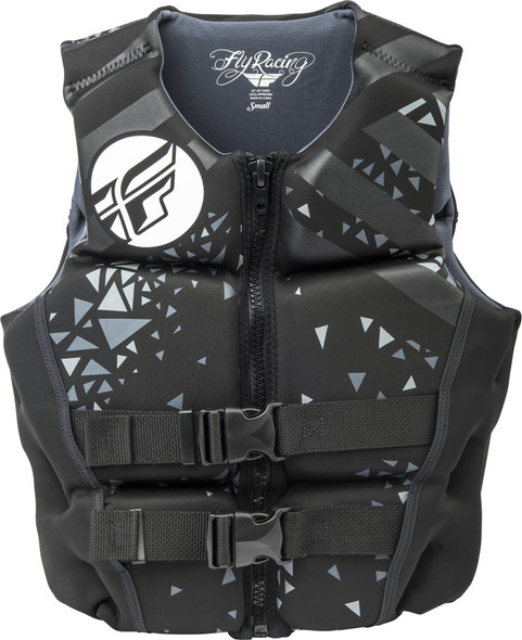 Fly Racing Womens Neoprene Life Jacket Black/Grey Lg 142424-700-840-18