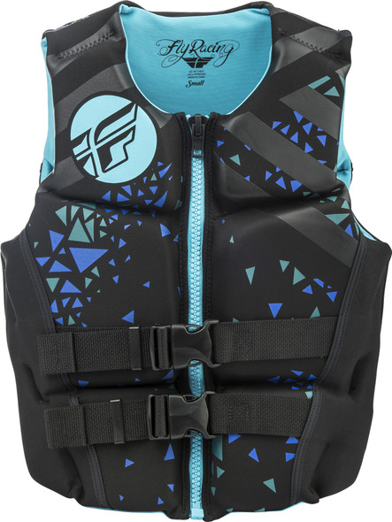 Fly Racing Womens Neoprene Life Jacket Teal/Black Md 142424-500-830-18