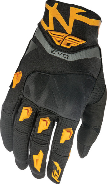 Fly Racing Evolution Gloves Black/Orange Sz 1 369-11711