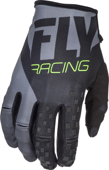 Fly Racing Kinetic Gloves Black/Grey Sz 7 371-41007