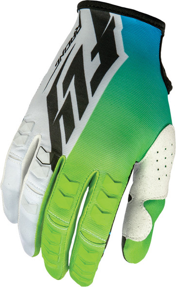 Fly Racing Kinetic Gloves Lime/White Sz 3 369-41503