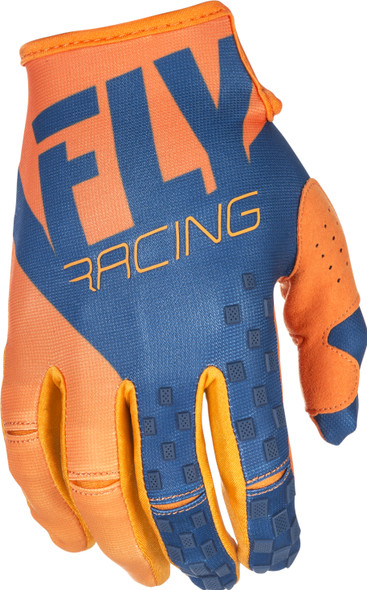 Fly Racing Kinetic Gloves Orange/Navy Sz 10 371-41810
