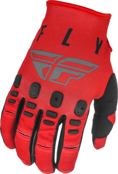 Fly Racing Kinetic K121 Gloves Red/Grey/Black Sz 09 374-41209