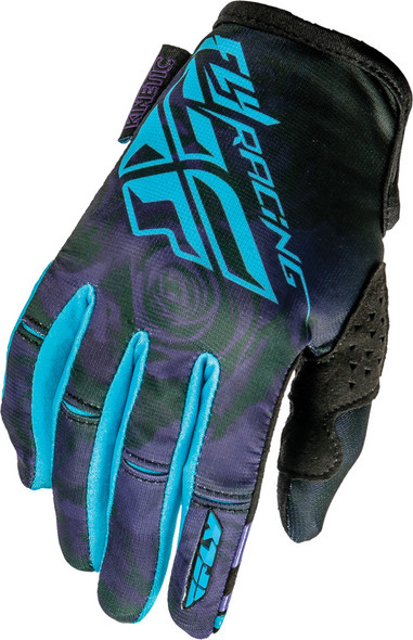 Fly Racing Kinetic Ladies Gloves Purple/Blue 2X 369-61110