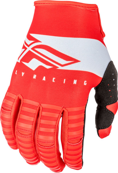 Fly Racing Kinetic Shield Gloves Red/White Sz 12 372-41212