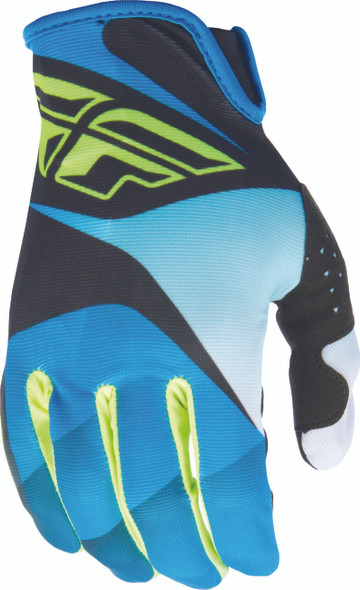 Fly Racing Lite Glove Blue/Black/Hi-Vis Sz 10 L 370-01110