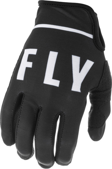 Fly Racing Lite Gloves Black/White Sz 06 373-71106