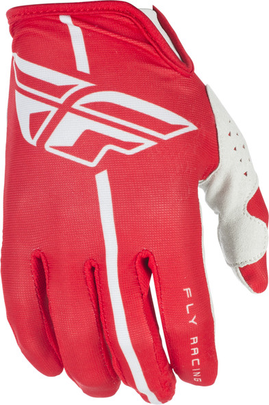 Fly Racing Lite Gloves Red/Grey Sz 7 371-01207