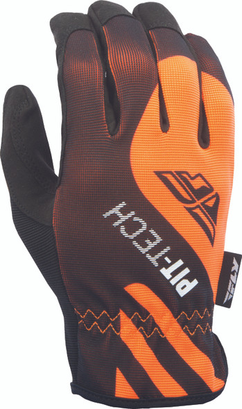 Fly Racing Pit Tech Lite Glove Flo-Orange/Black X 370-04711