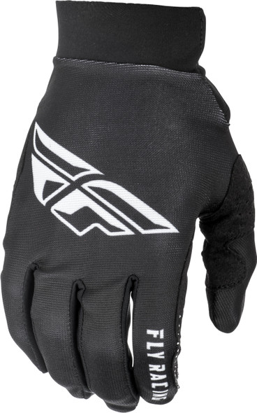 Fly Racing Pro Lite Gloves Black/White Sz 11 372-81011