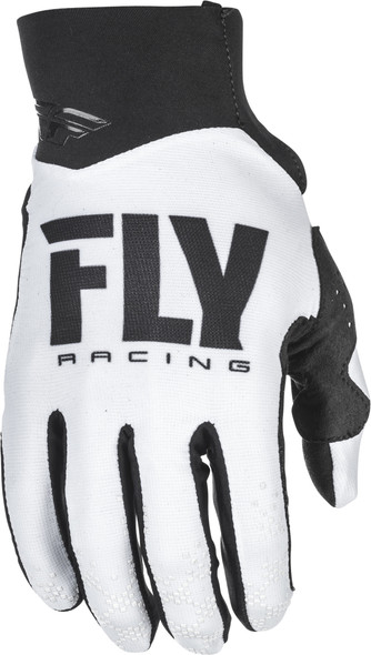 Fly Racing Pro Lite Gloves White/Black Sz 7 371-81407