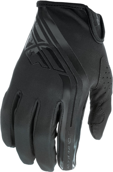 Fly Racing Windproof Gloves Black Sz 08 371-14008