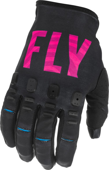 Fly Racing Youth Kinetic S.E. Gloves Black/Pink/Blue Sz 04 374-51904