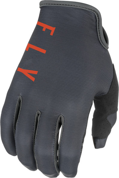 Fly Racing Youth Lite Gloves Grey/Orange/Black Sz 04 374-71604