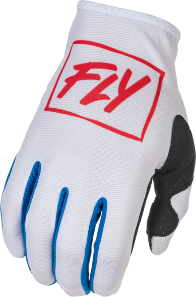 Fly Racing Youth Lite Gloves Red/White/Blue Yl 375-713Yl