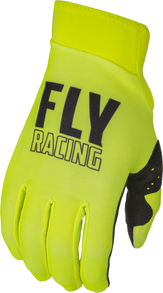 Fly Racing Youth Pro Lite Gloves Hi-Vis/Black Yl 374-854Yl