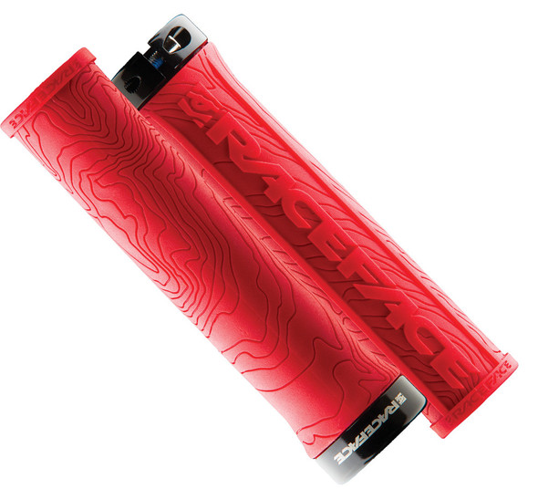 Race Face Half Nelson Lock-On Grips Red Ac990060