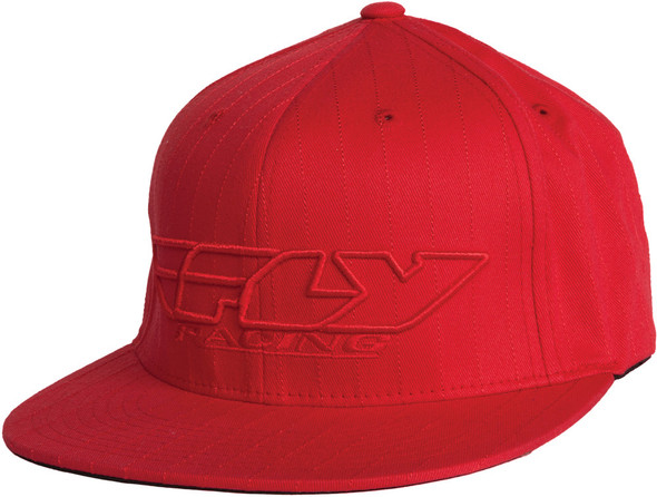 Fly Racing Corp. Pin Stripe Hat Red S/M 351-0282S