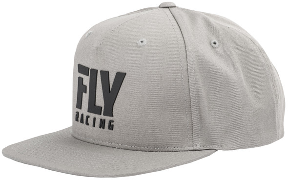 Fly Racing Fly Logo Hat Grey Heather Adult 351-0867