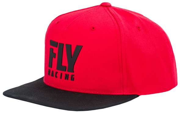 Fly Racing Fly Logo Hat Red Adult 351-0862