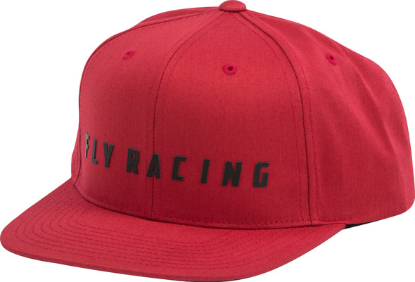 Fly Racing Fly Logo Hat Red Red 351-0962
