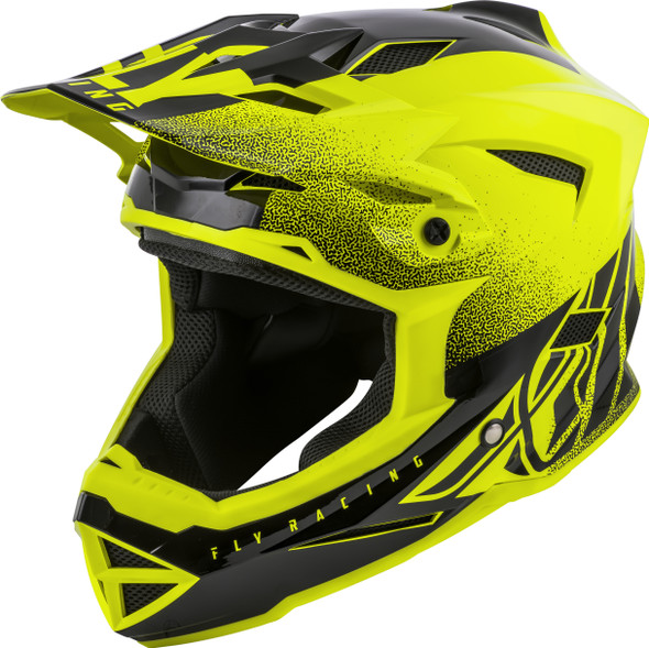 Fly Racing Default Helmet Hi-Vis Yellow/Black Lg 73-9174L