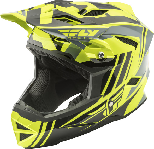 Fly Racing Default Helmet Hi-Vis/Black Xs 73-9164Xs