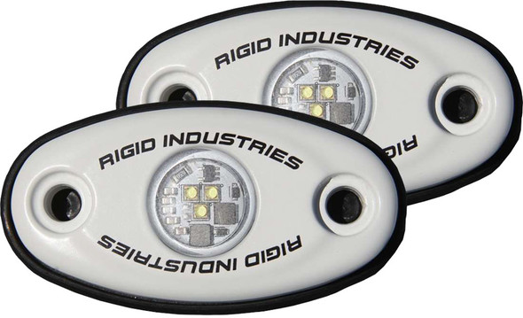 Rigid A-Series High Power White W/Green Led (Pair) 48224