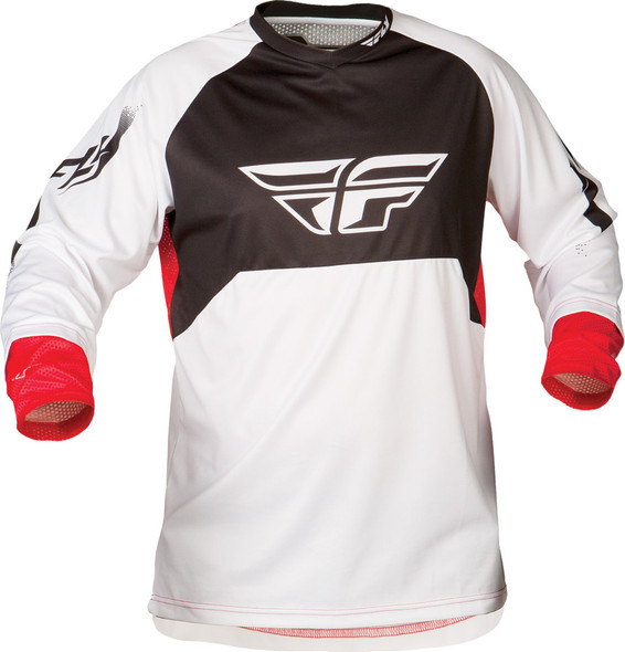 Fly Racing Ripa Convert Jersey White/Red/Black 2X 352-05322X