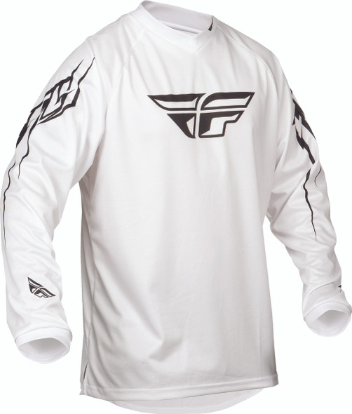 Fly Racing Universal Jersey White Yx 368-994Yx