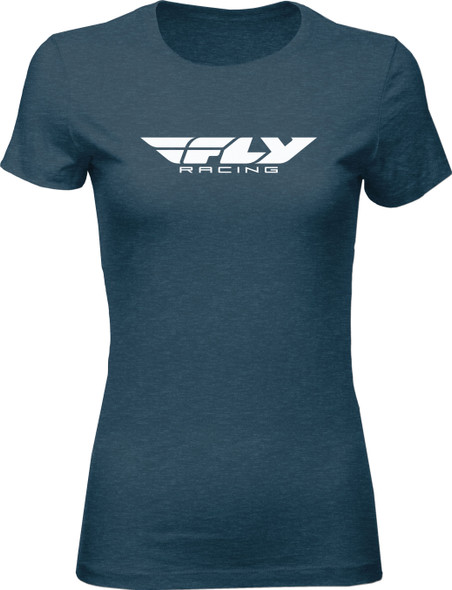 Fly Racing Women'S Fly Corporate Tee Indigo 2X 356-03622X