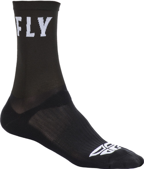 Fly Racing Fly Crew Socks Black Lg/Xl Spx009488-A2