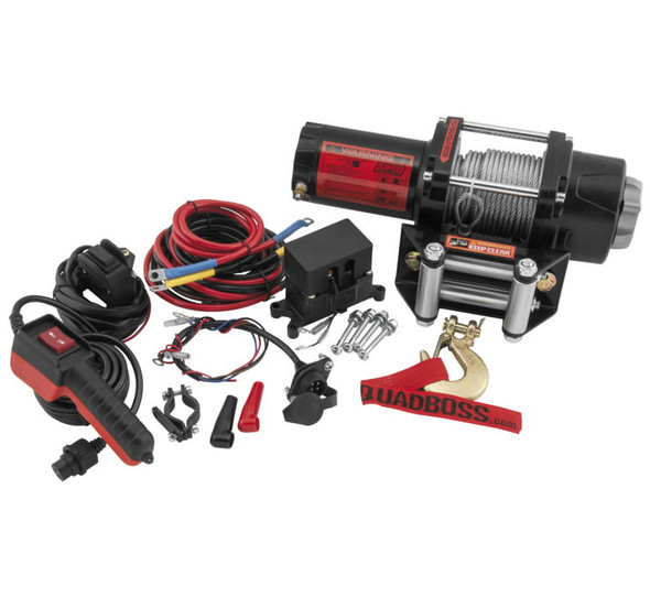QuadBoss 2,500 lbs. Winch with Wire Cable RP25WC