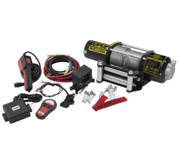 QuadBoss 5,000 lbs. Winch with Wire Cable RP5000QB