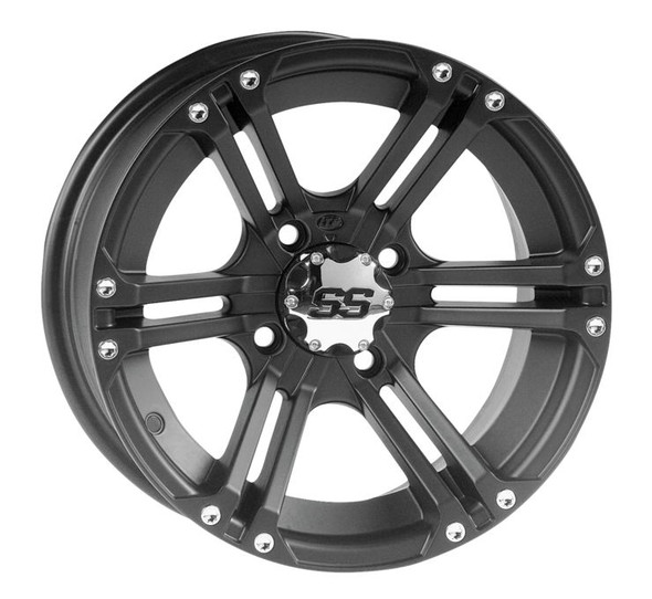ITP SS212 Alloy Aluminum Wheels Matte Black 14x8 1422235536B