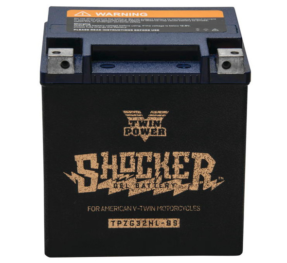 Twin Power Shocker?½ Gel Batteries Black TPZG32HL-BS