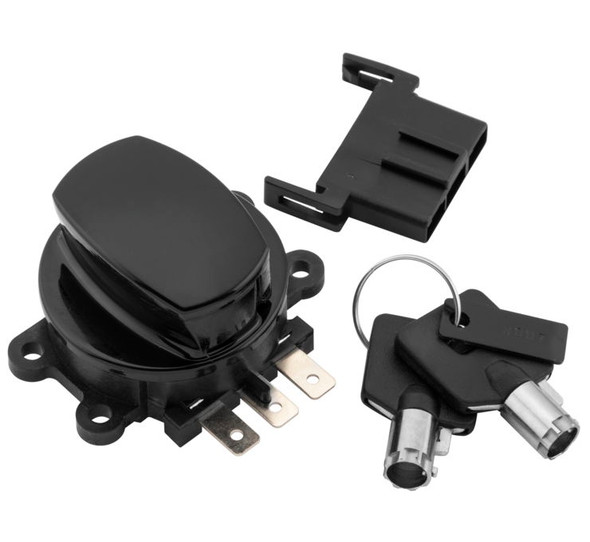 Twin Power Fat Bob Style Ignition Switches Black 370096