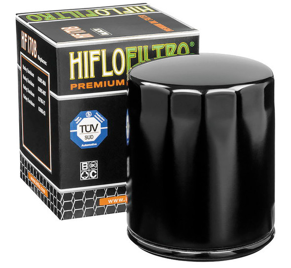 Hiflofiltro Oil Filters Black Long HF170B