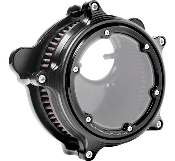 Performance Machine Vision Series Air Cleaners Black Ops 0206-2157-SMB