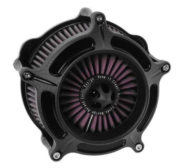 Roland Sands Design Turbine Air Cleaners Black Ops 0206-2144-SMB