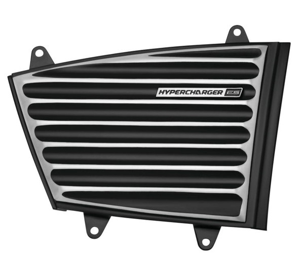 Kuryakyn Hypercharger ES Classic Cover Kit Satin Black and Machined 9369