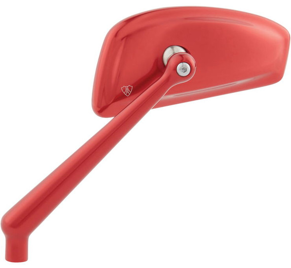 Arlen Ness Tearchop Mirrors Red 510-019
