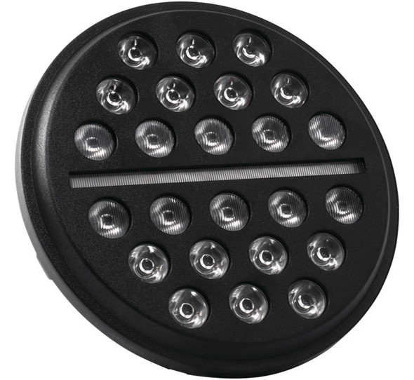 Letric Lighting Co. 7" LED Multi-Mini Headlamps for Indian Black LLC-ILHC-7B