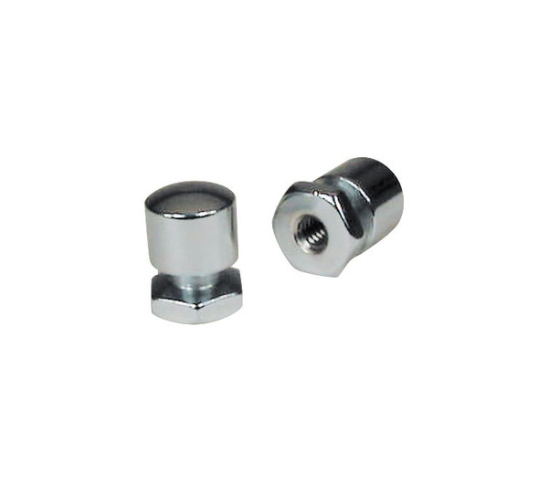 Mustang Solo Nuts Chrome 78032