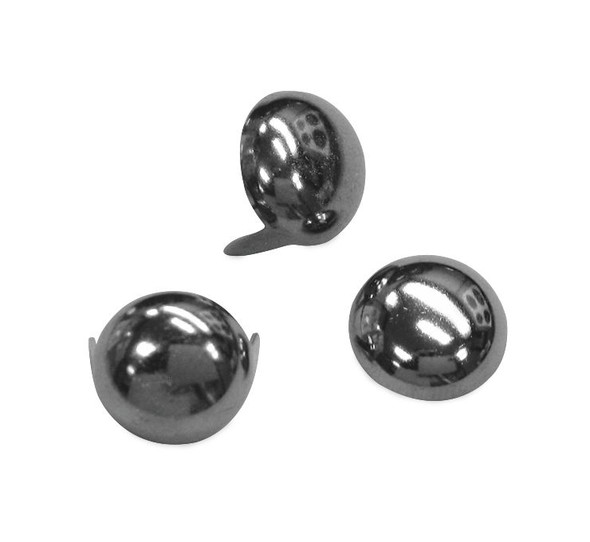 Mustang Replacement Chrome Studs Chrome 0.5" dia., 12.5mm 78079