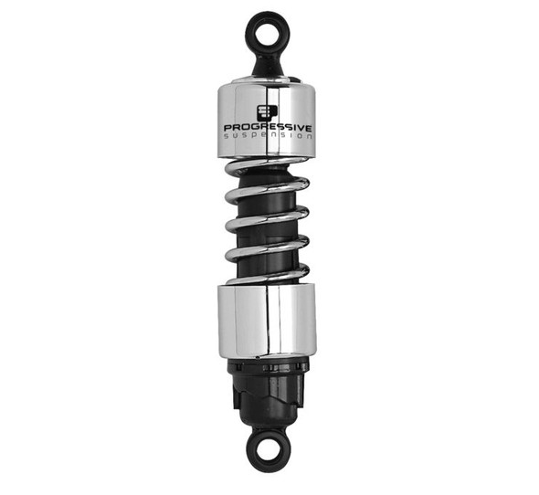 Progressive Suspension 412 Series Heavy-Duty Shocks for Harley-Davidson Chrome 13" 412-4055C