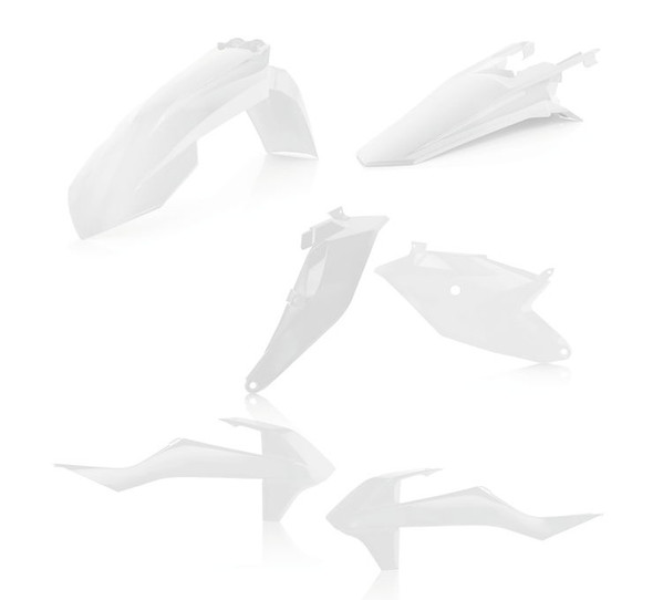 Acerbis Standard Plastic Kits for KTM White 2686010002