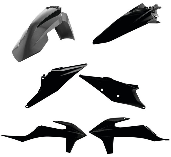 Acerbis Standard Plastic Kits for KTM Black 2726500001