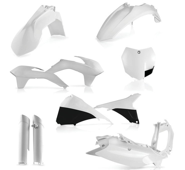 Acerbis Full Plastic Kits for KTM White 2314330002